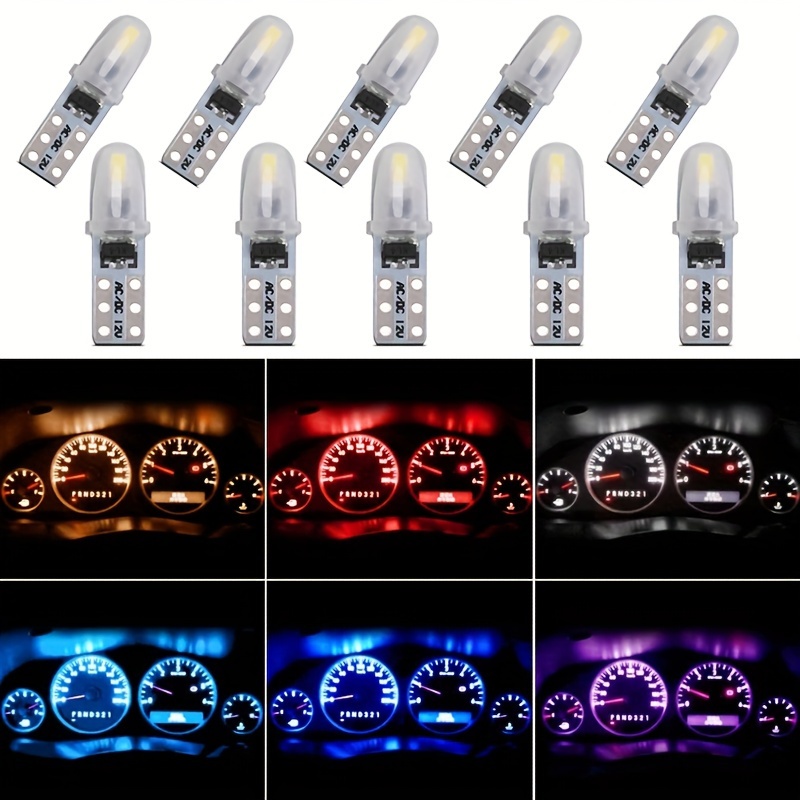 Grow Light T5 - 10Pcs T5 LED Wedge Indicator Bulbs