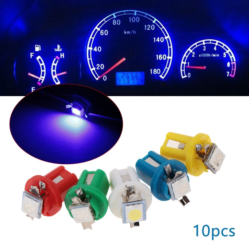 Grow Light T5 - 10Pcs New 1SMD T5 B8.5D Gauge