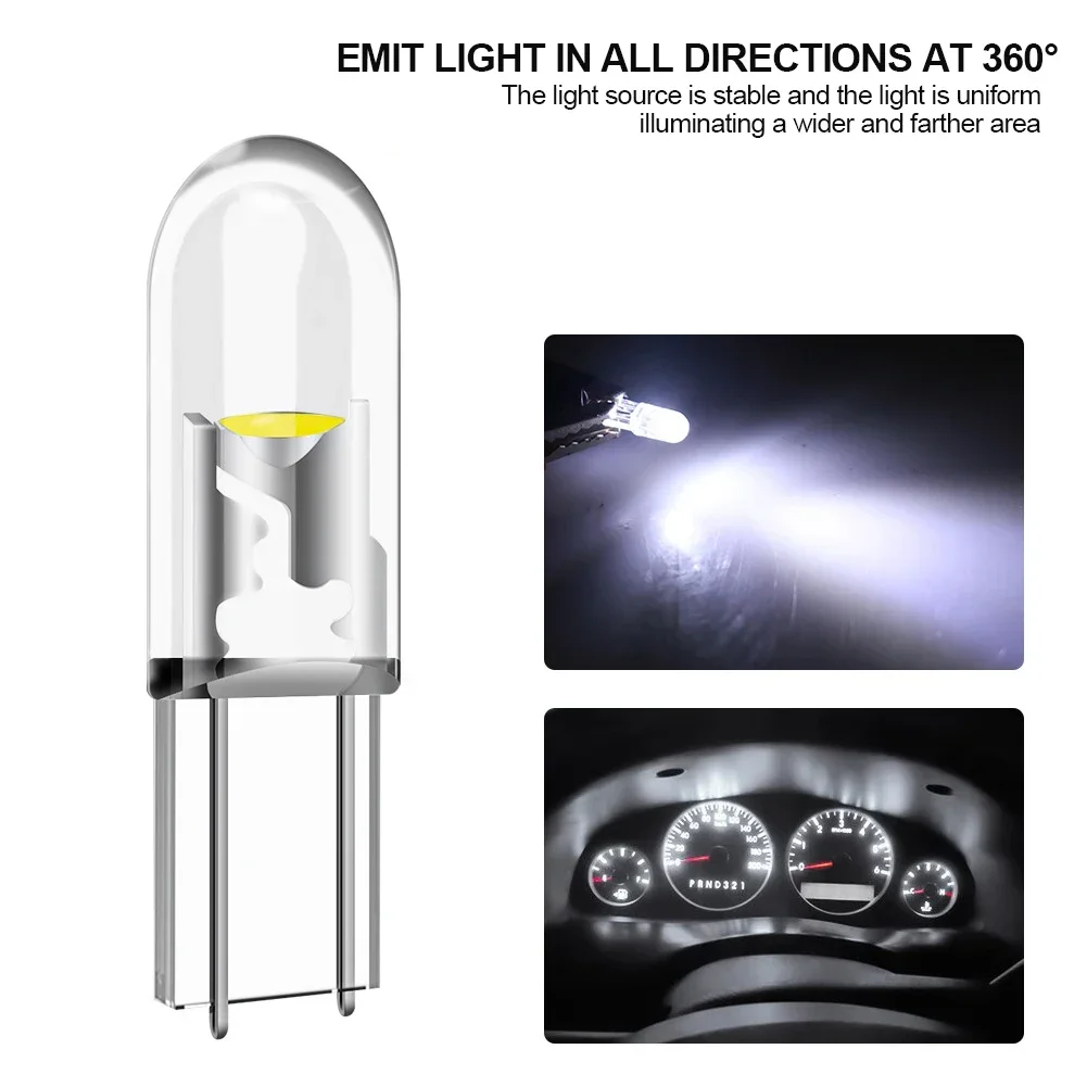 10Pcs T5 LED W3W COB Transpare - Grow Light T5 ulasan dan harga