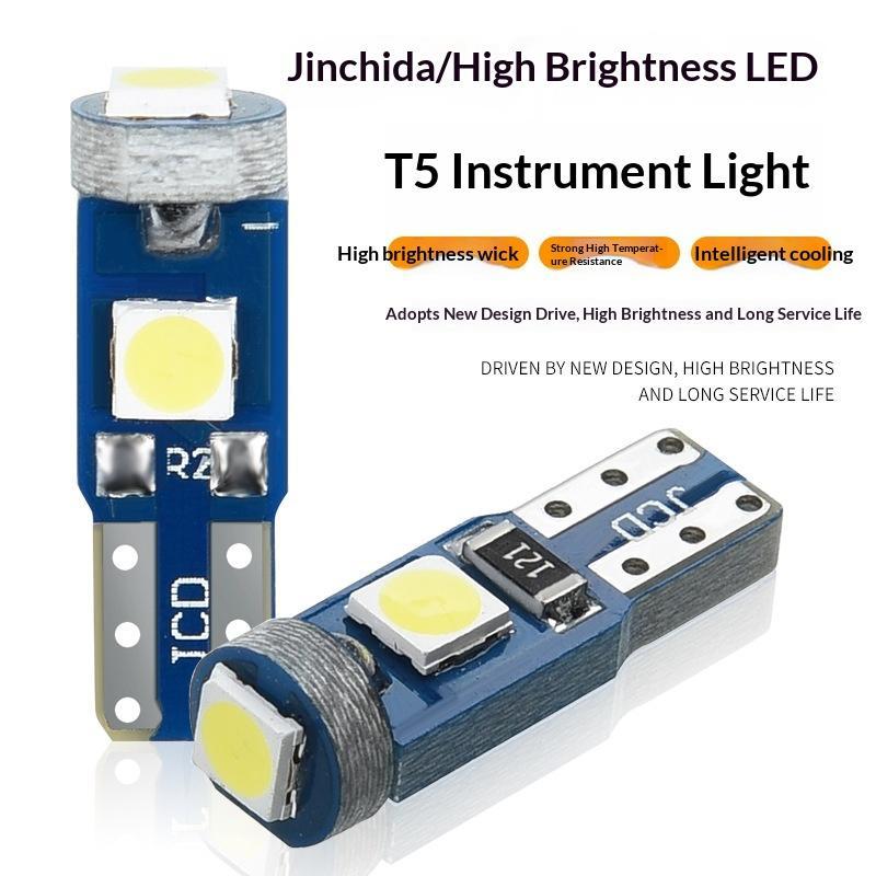 10Pcs T5 Led Bulb Canbus W3W 7 - Grow Light T5 ulasan dan harga